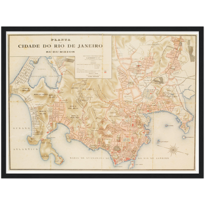 Historical city map  Test product horizontal 3 sizes