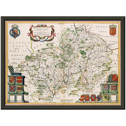 Worcestershire um 1646
