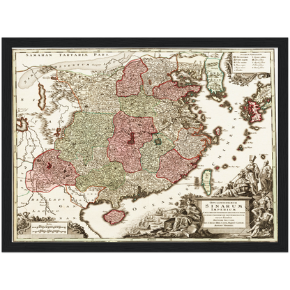 Historical city map  Test product horizontal 3 sizes