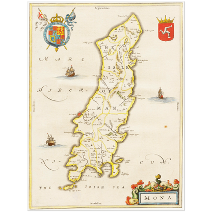 Historical city map  Test product horizontal 3 sizes