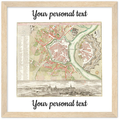 Personalisierte historische deutsche Stadtansichten