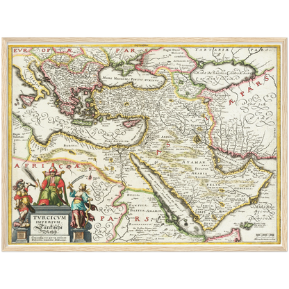 Historical city map  Test product horizontal 3 sizes