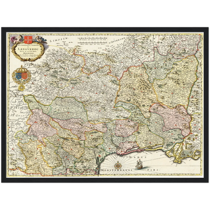 Historical city map  Test product horizontal 3 sizes