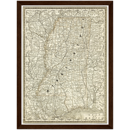 Historical city map  Test product horizontal 3 sizes