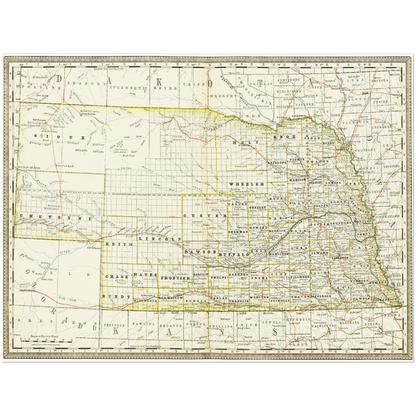 Historical city map  Test product horizontal 3 sizes