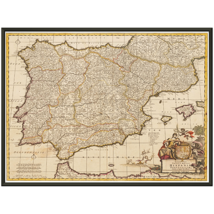 Historical city map  Test product horizontal 3 sizes