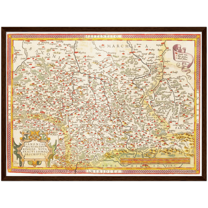 Historical city map  Test product horizontal 3 sizes