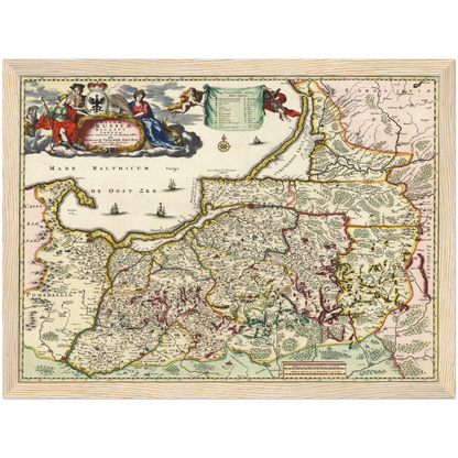 Historical city map  Test product horizontal 3 sizes