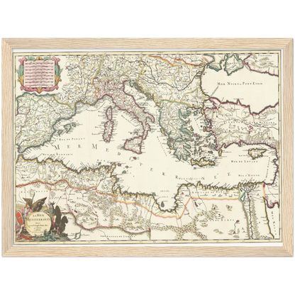 Historical city map  Test product horizontal 3 sizes