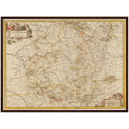 Historical city map  Test product horizontal 3 sizes