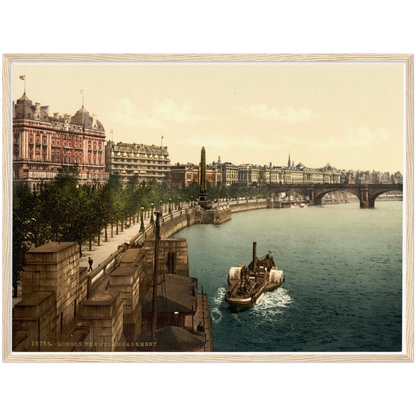 London Themse um 1895