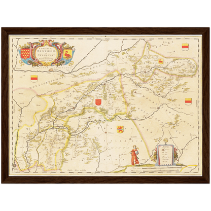 Historical city map  Test product horizontal 3 sizes