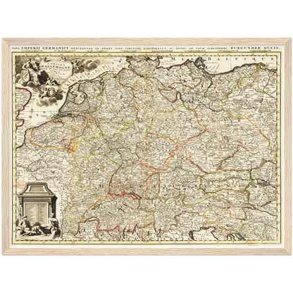 Historical city map  Test product horizontal 3 sizes