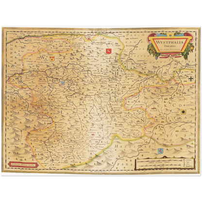 Historical city map  Test product horizontal 3 sizes