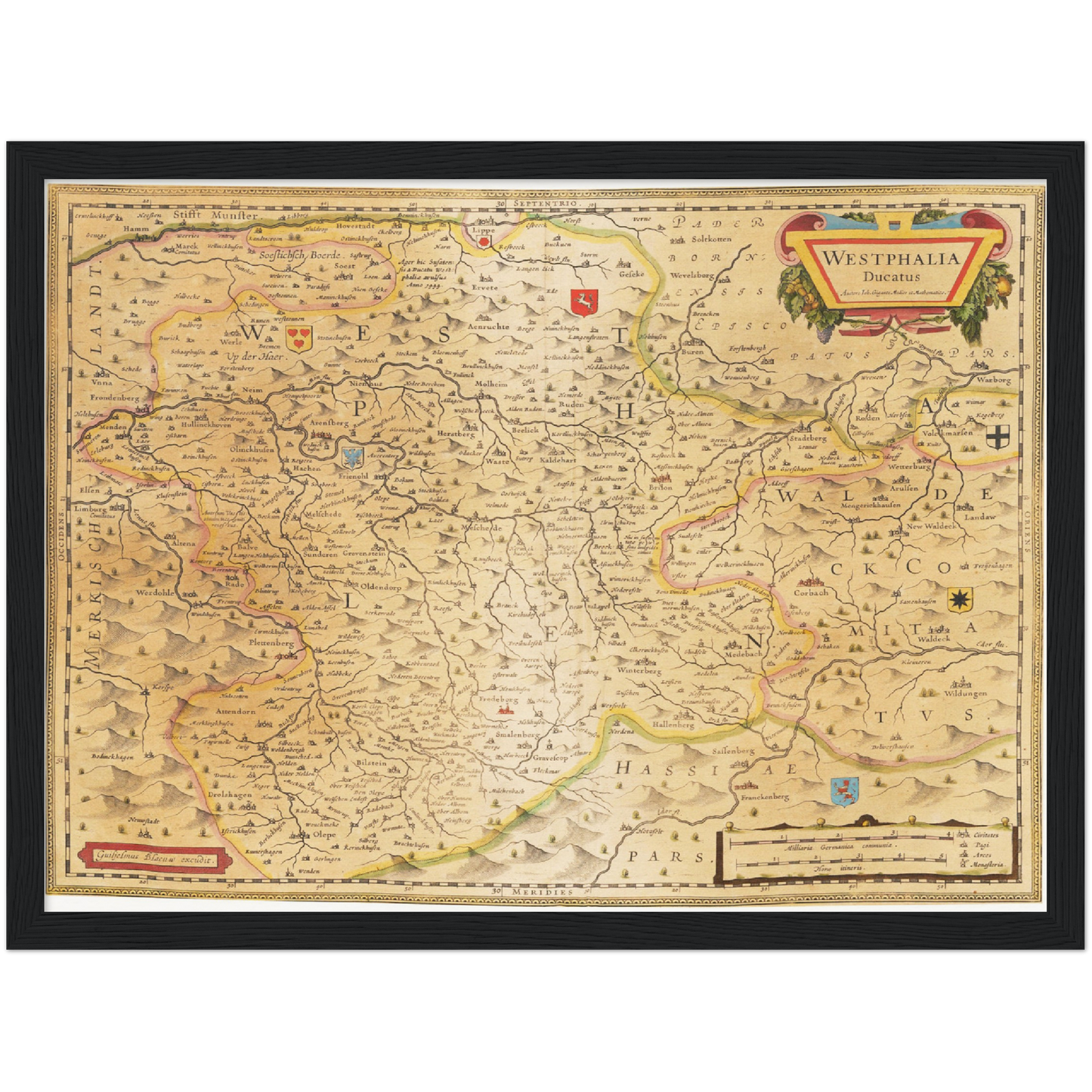 Historical city map  Test product horizontal 3 sizes