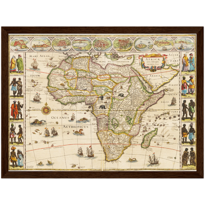 Historical city map  Test product horizontal 3 sizes