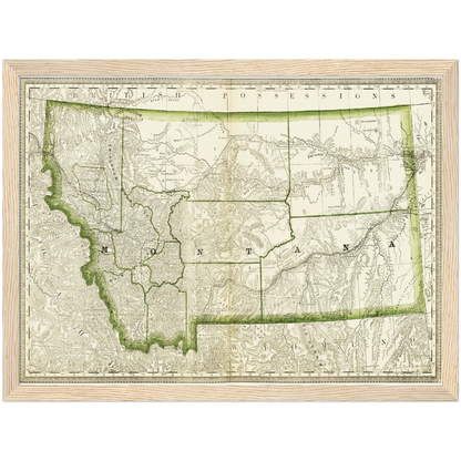 Historical city map  Test product horizontal 3 sizes