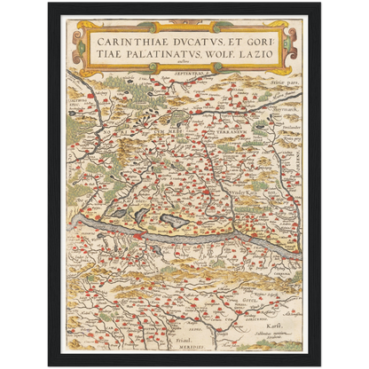 Historical city map  Test product horizontal 3 sizes