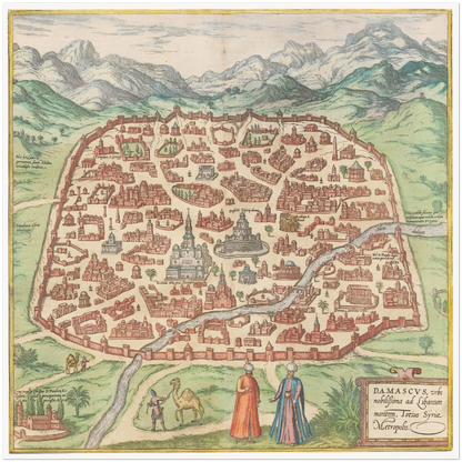 Historical city map  Test product horizontal 3 sizes