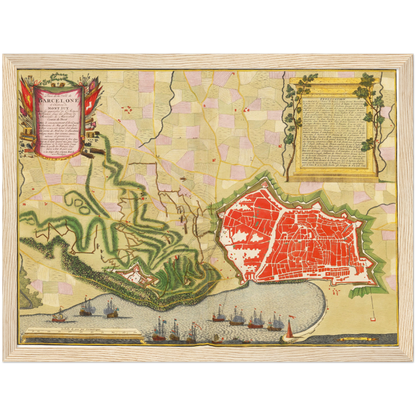 Historical city map  Test product horizontal 3 sizes