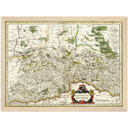 Historical city map  Test product horizontal 3 sizes