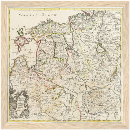 Historical city map  Test product horizontal 3 sizes