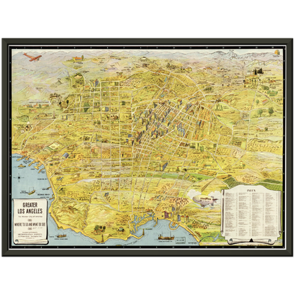 Historical city map  Test product horizontal 3 sizes