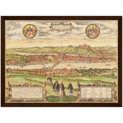 Historical city map  Test product horizontal 3 sizes