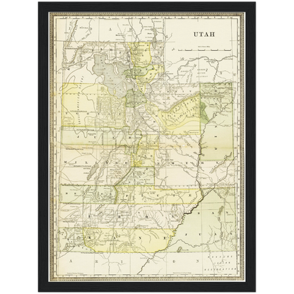 Historical city map  Test product horizontal 3 sizes