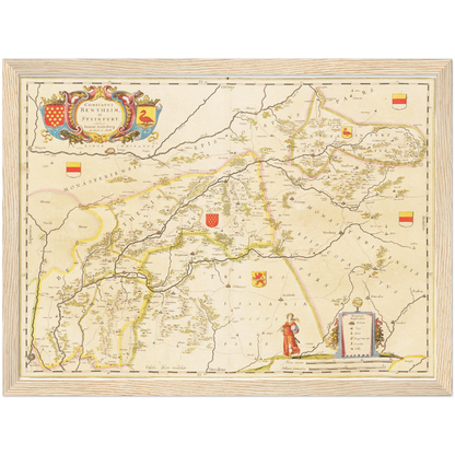 Historical city map  Test product horizontal 3 sizes
