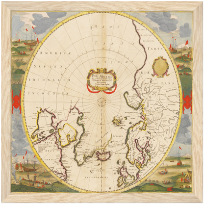 Historical city map  Test product horizontal 3 sizes