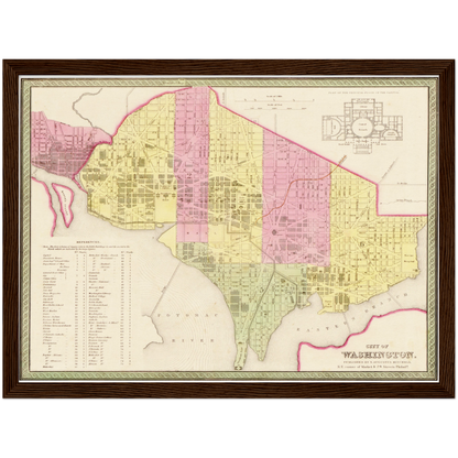 Historical city map  Test product horizontal 3 sizes