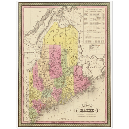 Historical city map  Test product horizontal 3 sizes