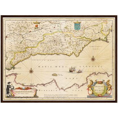 Historical city map  Test product horizontal 3 sizes