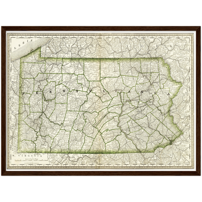 Historical city map  Test product horizontal 3 sizes