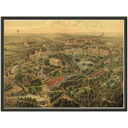 Historical city map  Test product horizontal 3 sizes