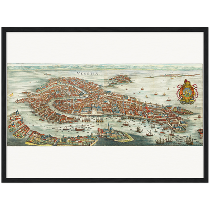 Historical city map  Test product horizontal 3 sizes