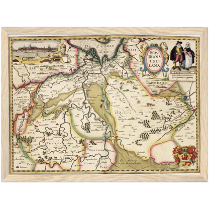 Historical city map  Test product horizontal 3 sizes