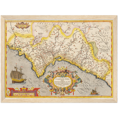 Historical city map  Test product horizontal 3 sizes