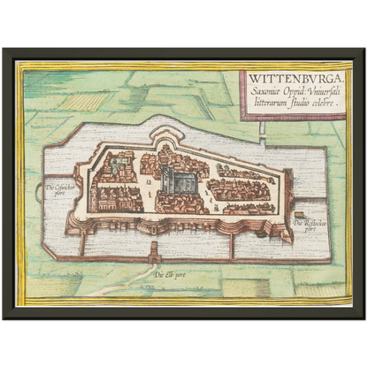 Historical city map  Test product horizontal 3 sizes