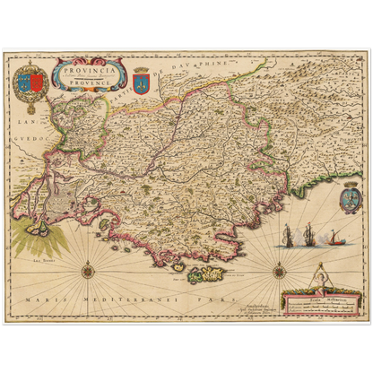 Historical city map  Test product horizontal 3 sizes