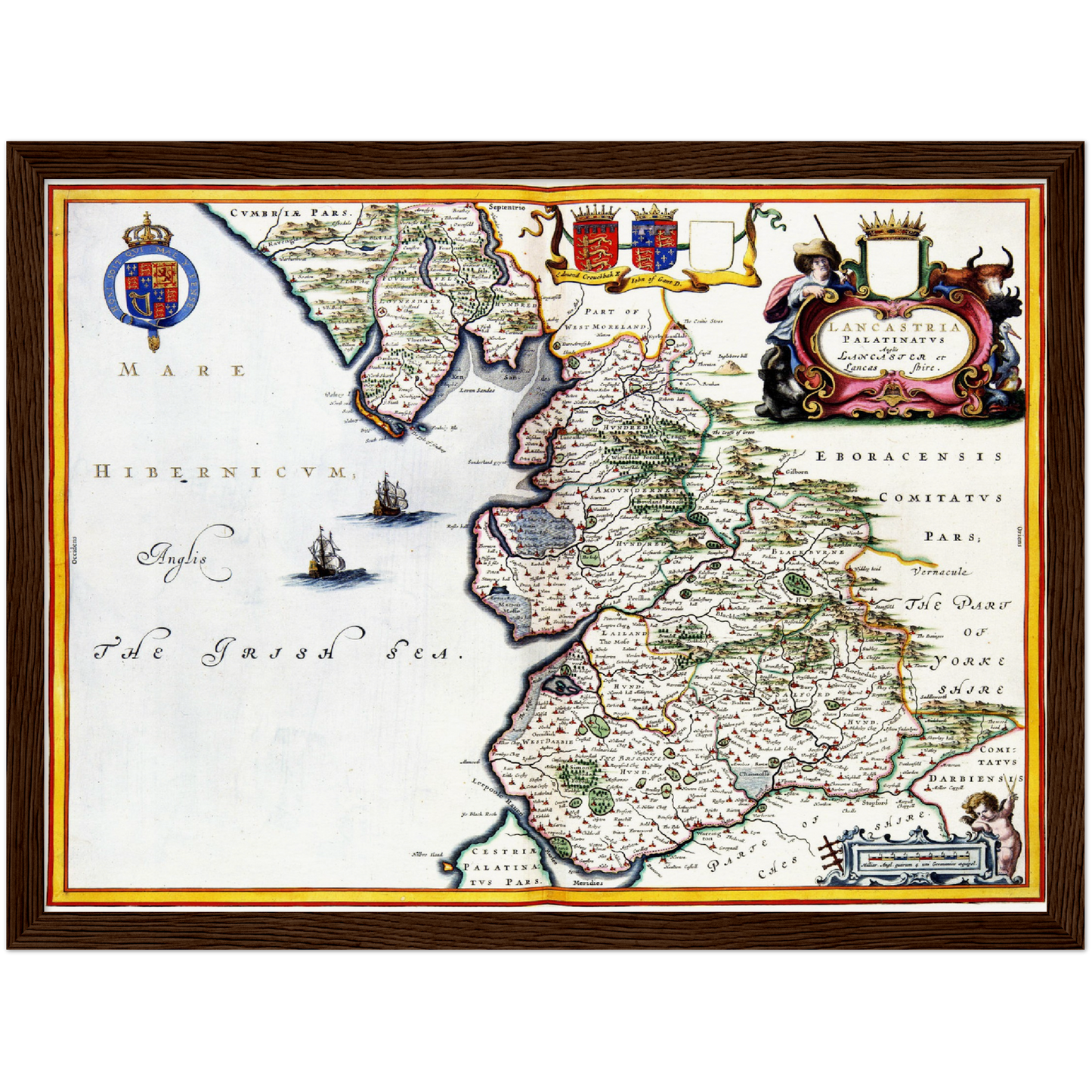 Lancashire um 1646