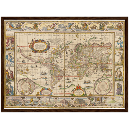 Historical city map  Test product horizontal 3 sizes