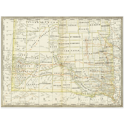 Historical city map  Test product horizontal 3 sizes