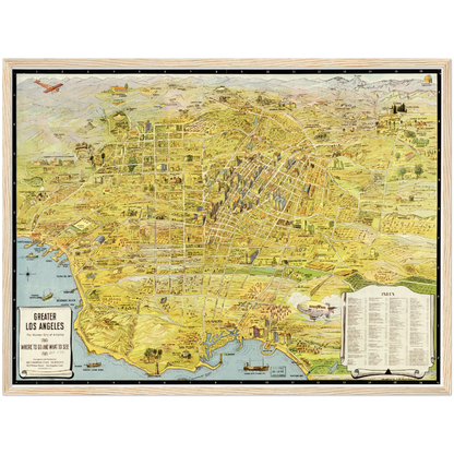 Historical city map  Test product horizontal 3 sizes