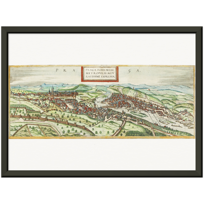 Historical city map  Test product horizontal 3 sizes