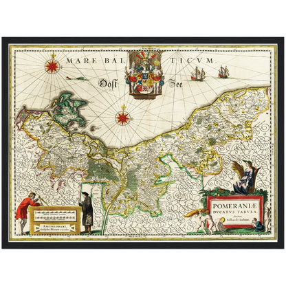 Historical city map  Test product horizontal 3 sizes