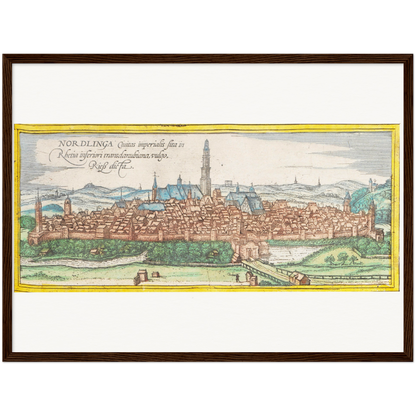 Historical city map  Test product horizontal 3 sizes