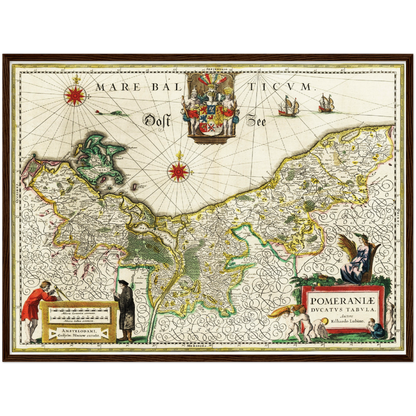 Historical city map  Test product horizontal 3 sizes