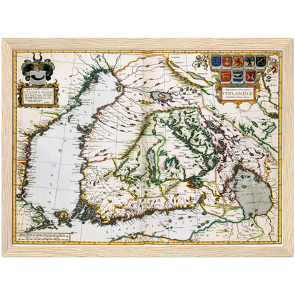 Historical city map  Test product horizontal 3 sizes